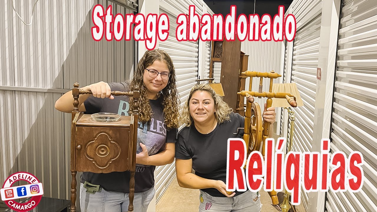 Encontrei muitas relíquias nesse storage abandonado EP.80 | Adeline Camargo