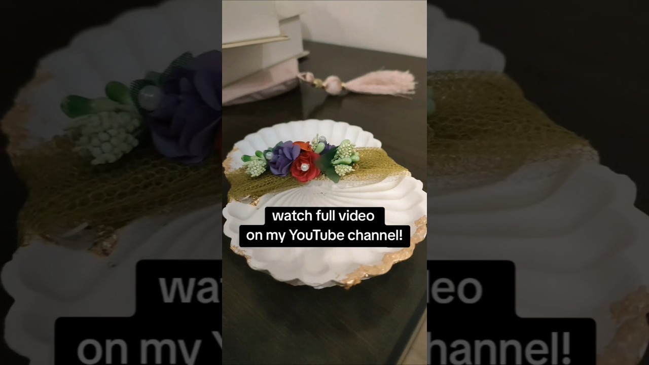 let's make engagement Ring platter 💍🌷💕✨ 