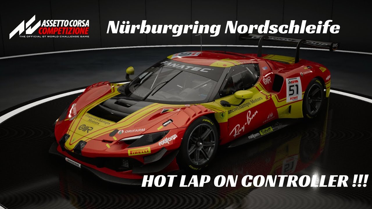 ASSETTO CORSA COMPETIZIONE || Nürburgring Nordschleife Hot Lap || ON XBOX CONTROLLER