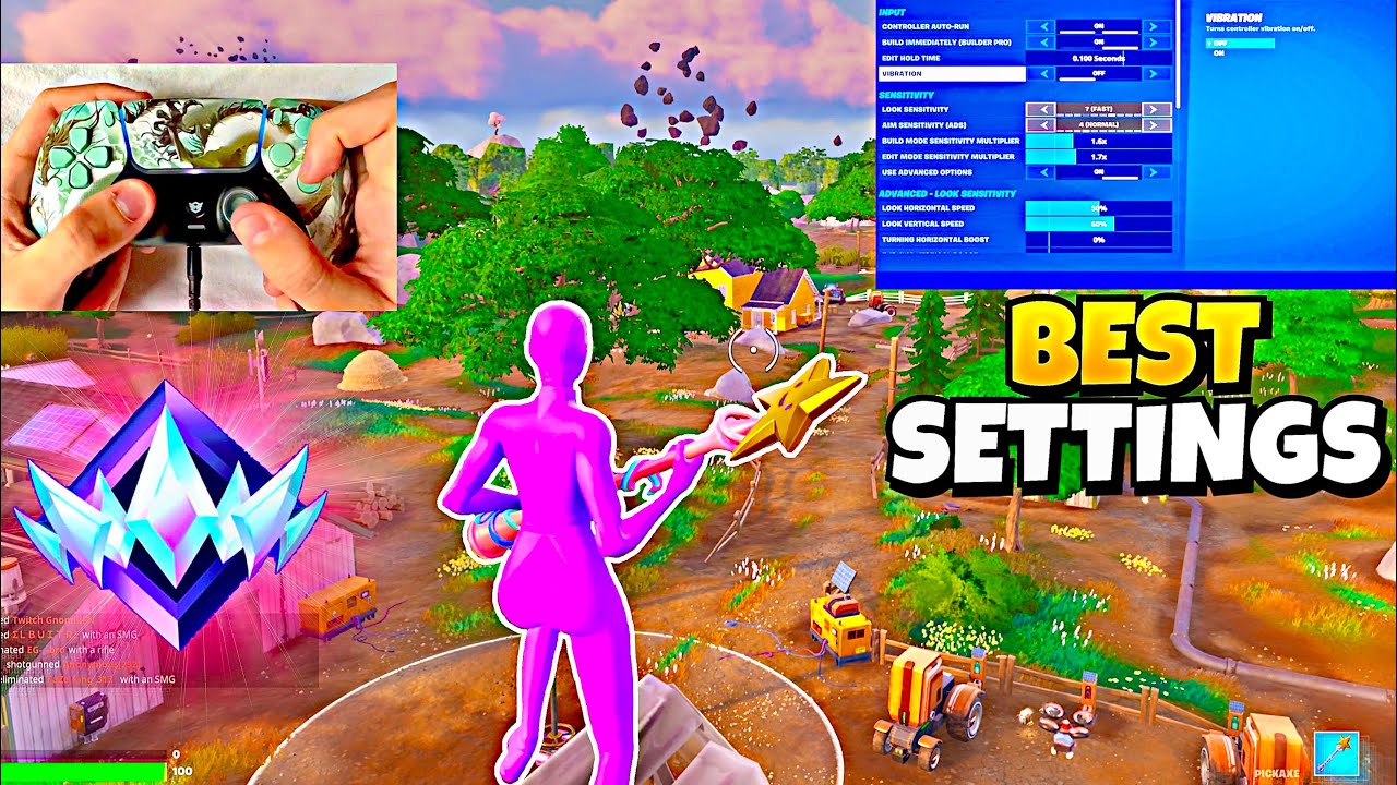 Fortnite PS5 Ranked Handcam Gameplay + BEST Controller Linear SETTINGS
