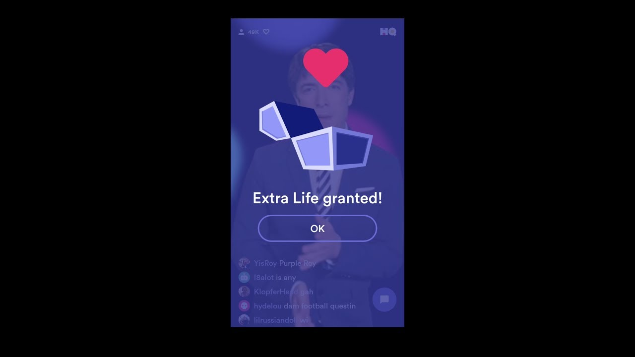 I GOT AN EXTRA LIFE - HQ TRIVIA!