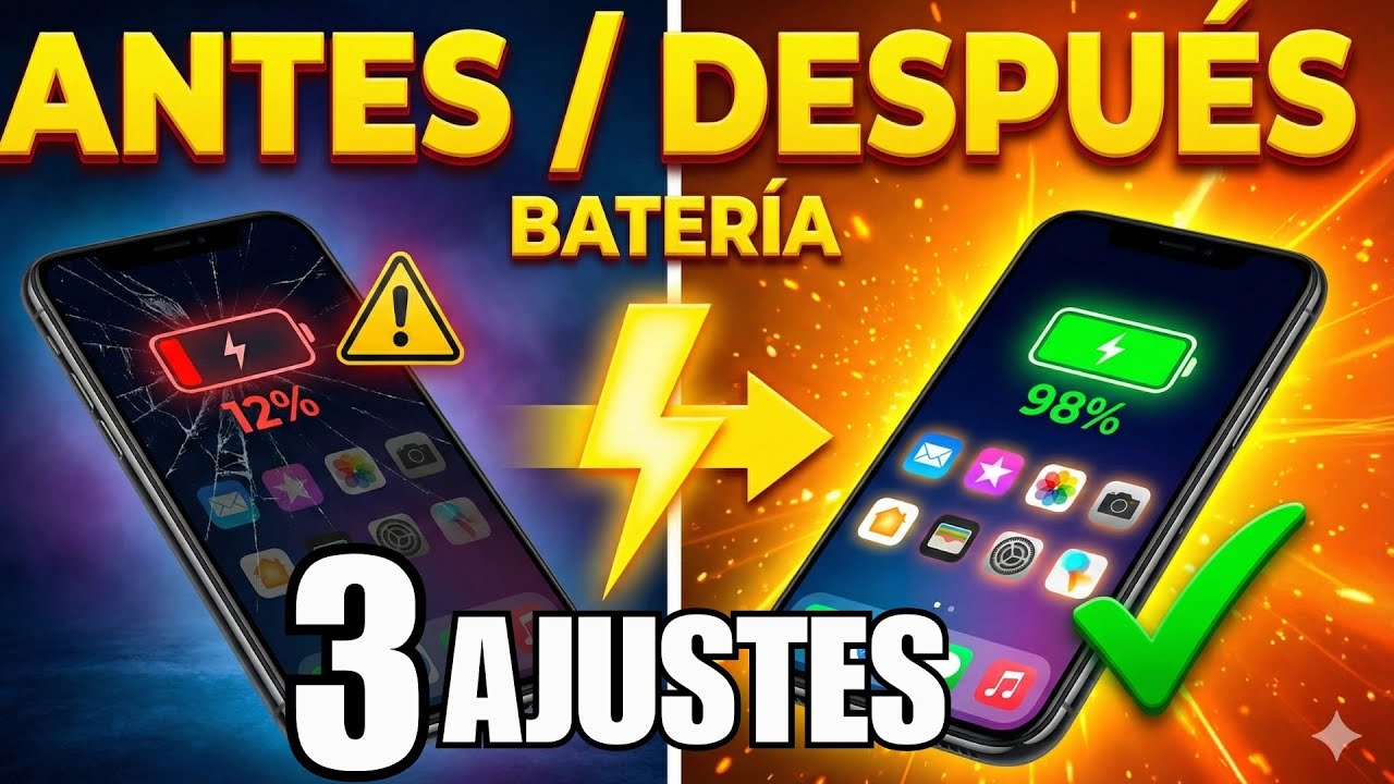 ESTO ESTÁ MATANDO TU BATERÍA 🔋 | 3 AJUSTES QUE DEBES CAMBIAR