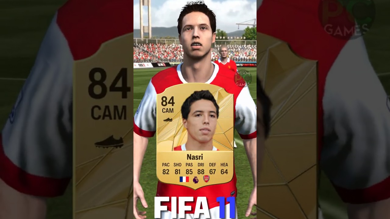 🇫🇷 SAMIR NASRI fifa evolution (06-20) #eafc25 #fc25 #fifa #nasri #mancity #arsenal