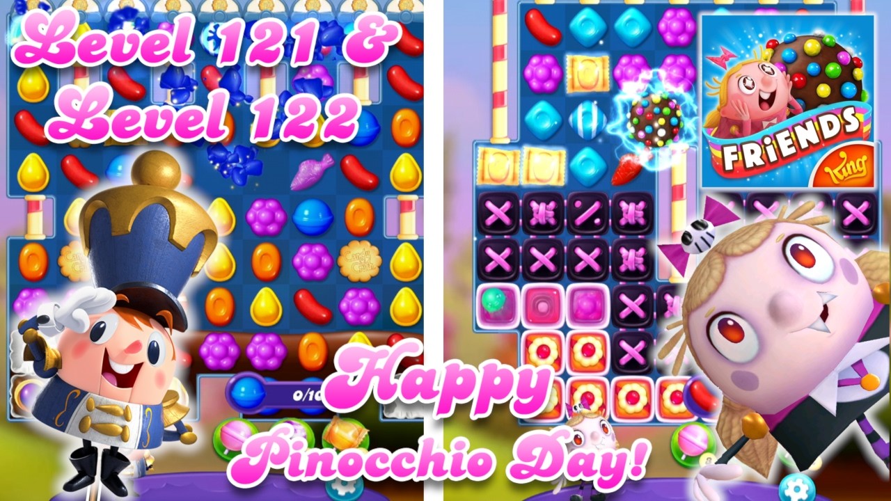 Level 121 & Level 122 - Candy Crush Friends