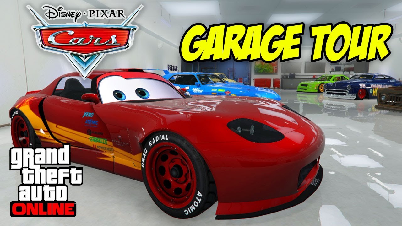 This Pixar Cars Garage will Blow Your Mind | GTA 5 Online Garage Tour