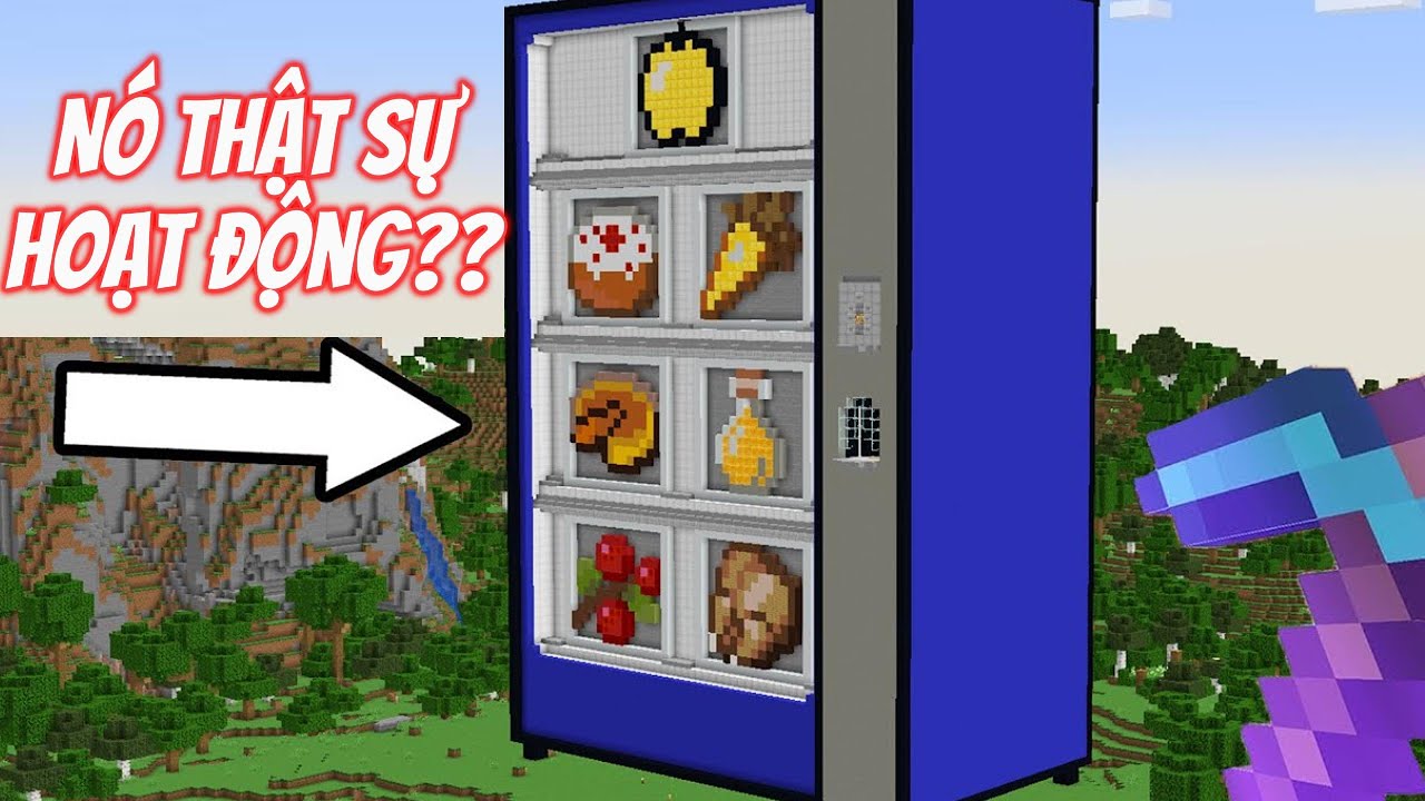 Tôi Chế Tạo Máy Bán Hàng Tự Động Hoạt Động Được Trong Minecraft | Bedrock