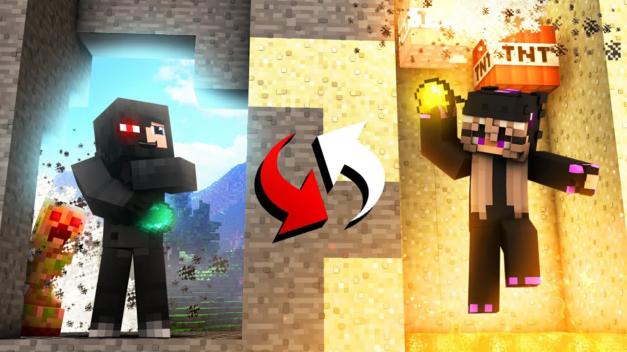 TOBIASZ vs BLUMDI (minecraft death swap)