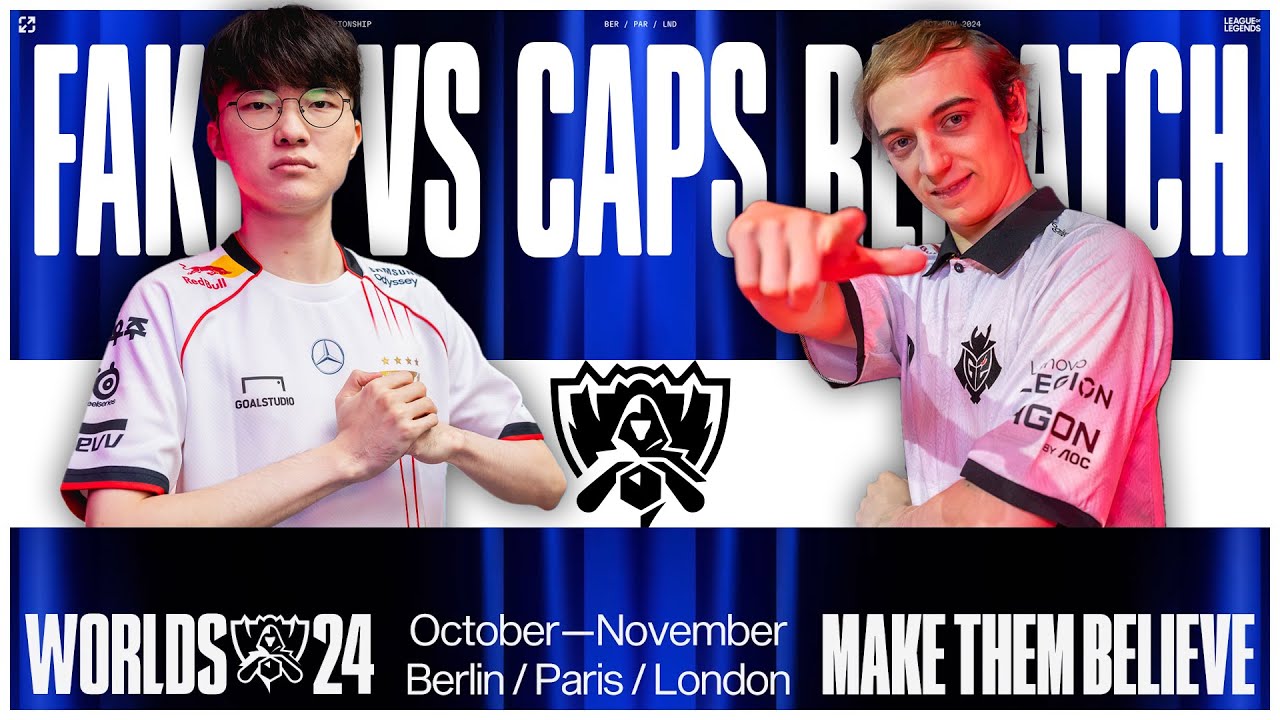 FAKER AND CAPS FIGHT FOR A PLACE IN THE WORLD CHAMPIONSHIP PLAYOFFS - G2 vs T1 | WORLDS 2024 Swiss