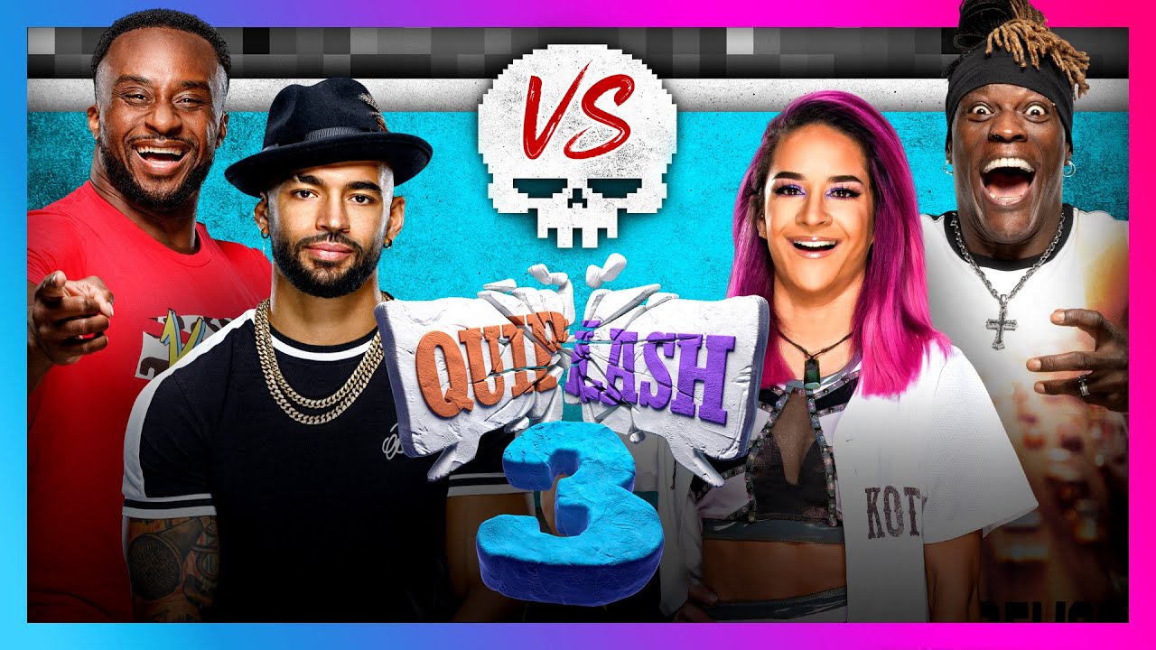 R-Truth, Big E, Dakota Kai, Ricochet, Cesaro, Matt & Creed play QUIPLASH & MAD VERSE CITY