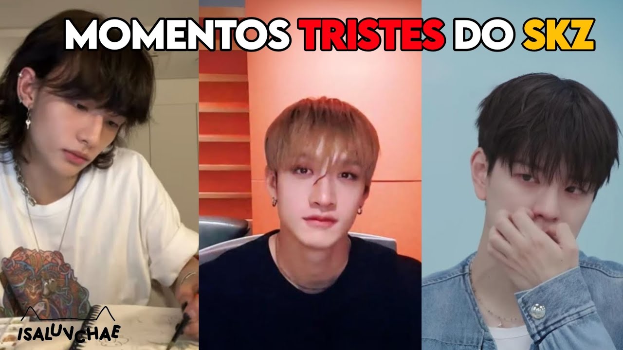 MOMENTOS TRISTES do STRAY KIDS - (vídeo sério)