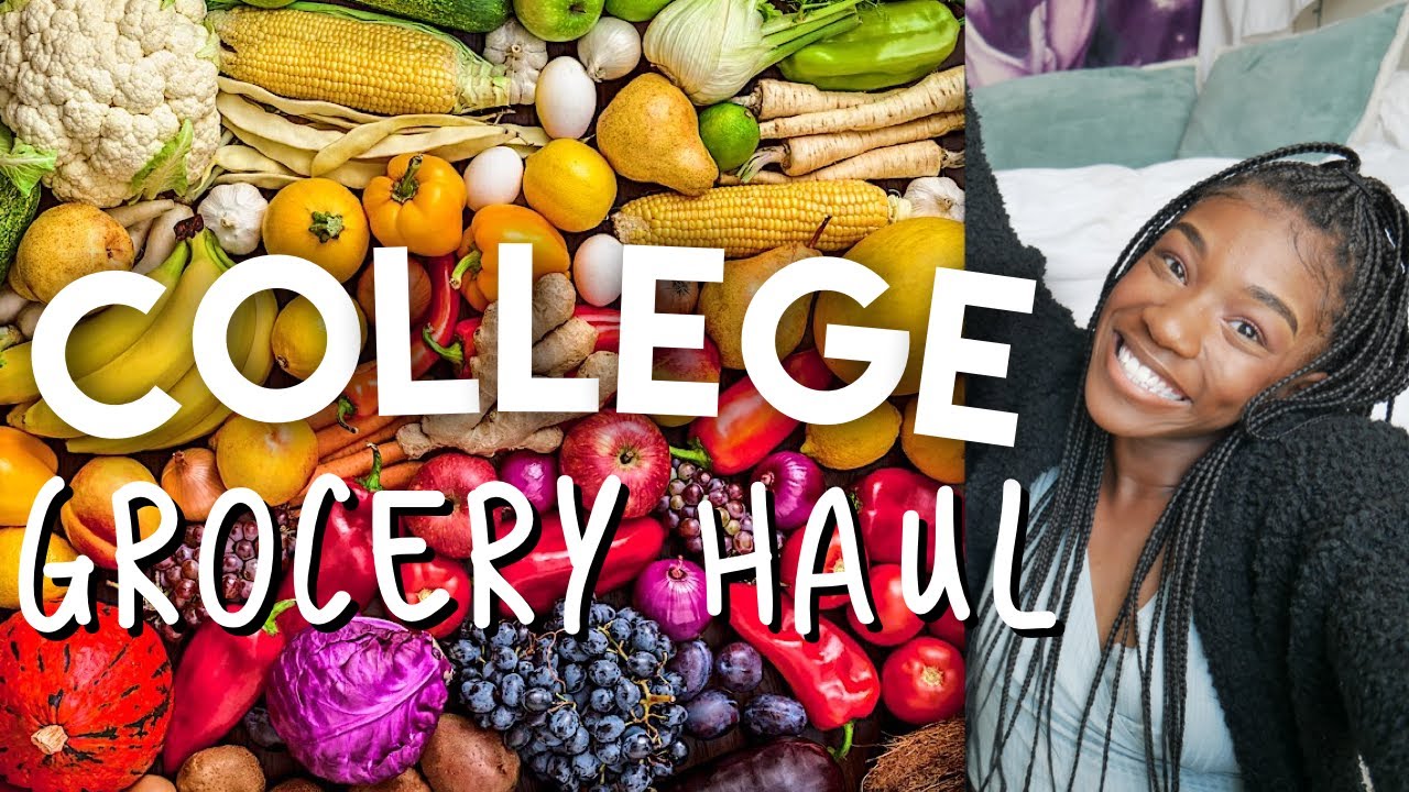COLLEGE GROCERY HAUL on a Budget w/ D1 ATHLETE