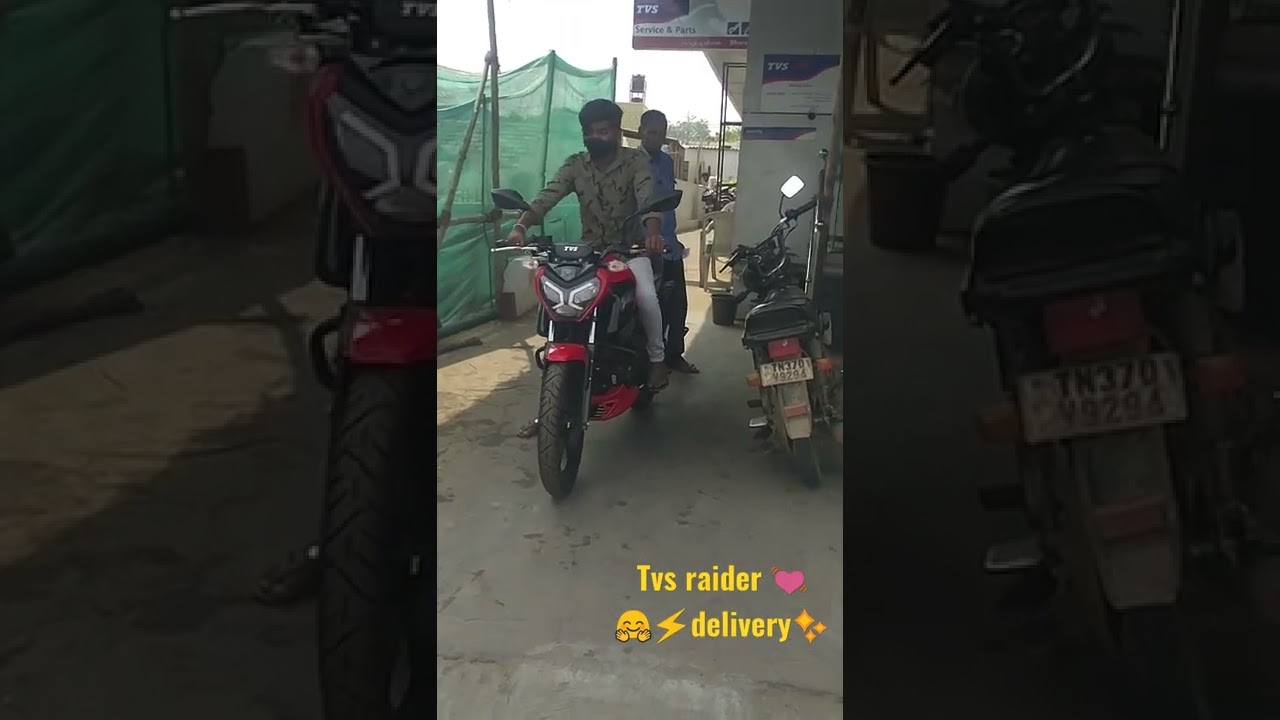 ✨tvs raider 💓😌taking delivery....😘⚡dream achieved🌏💓 #tvsraider125 #tvsraidertamil #raider125 #tamil