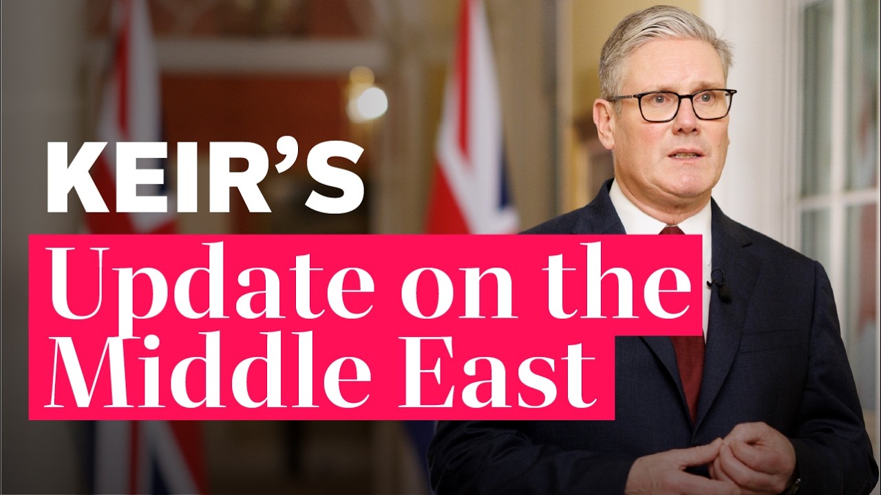 Keir Starmer gives update on the situation in the Middle East