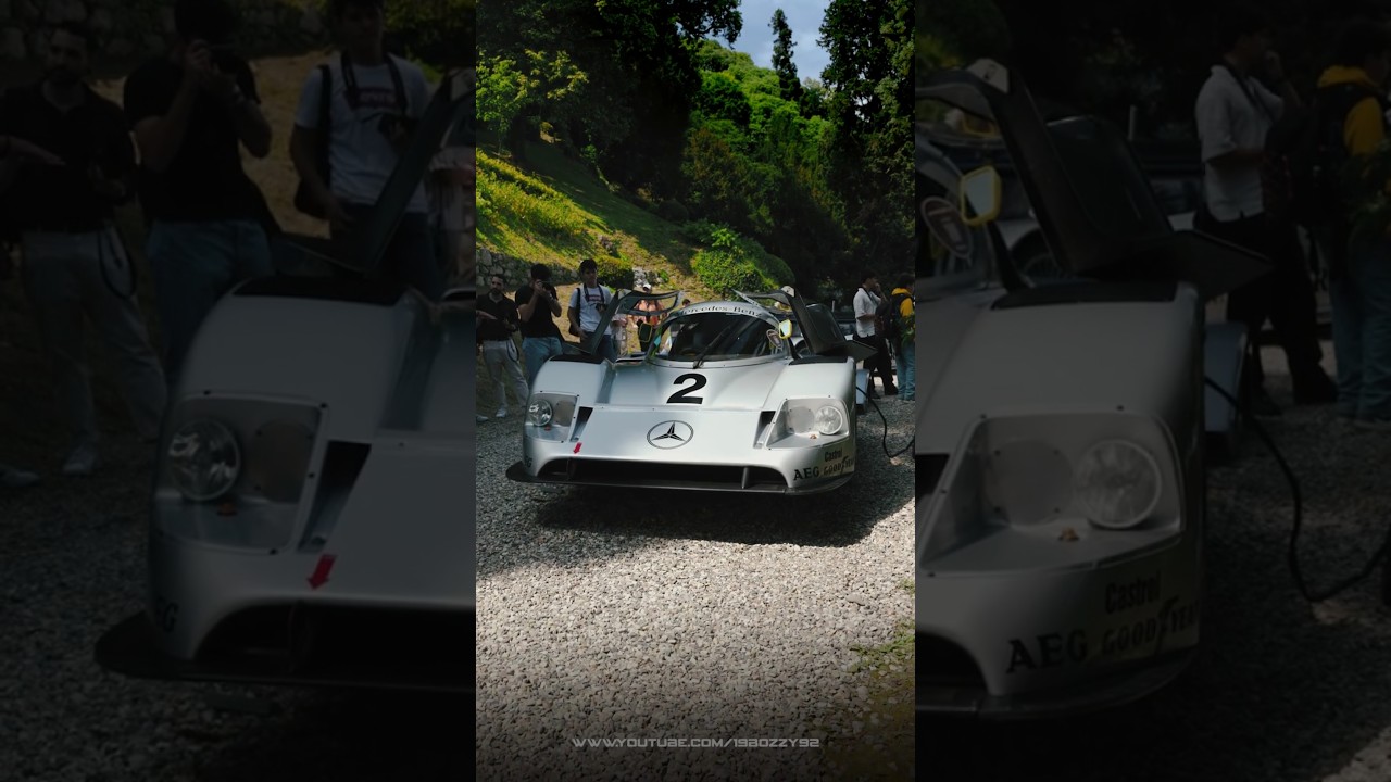 Mercedes-Benz C11 Gr. C Warming Up at Fuori Concorso 2025 - Raw HQ Sound