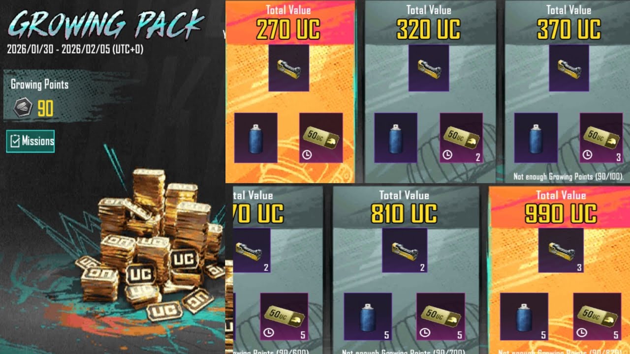 PUBG Mobile Growing Pack Full Guide 🔥 | Sabse Sasta UC Pack Complete Details