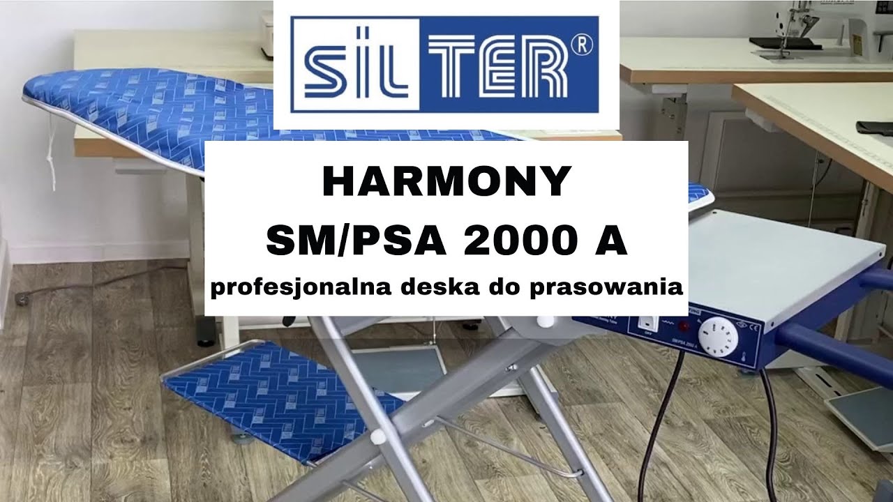 Silter Harmony SM/PSA 2000 A profesjonalna deska do prasowania stół prasowalniczy