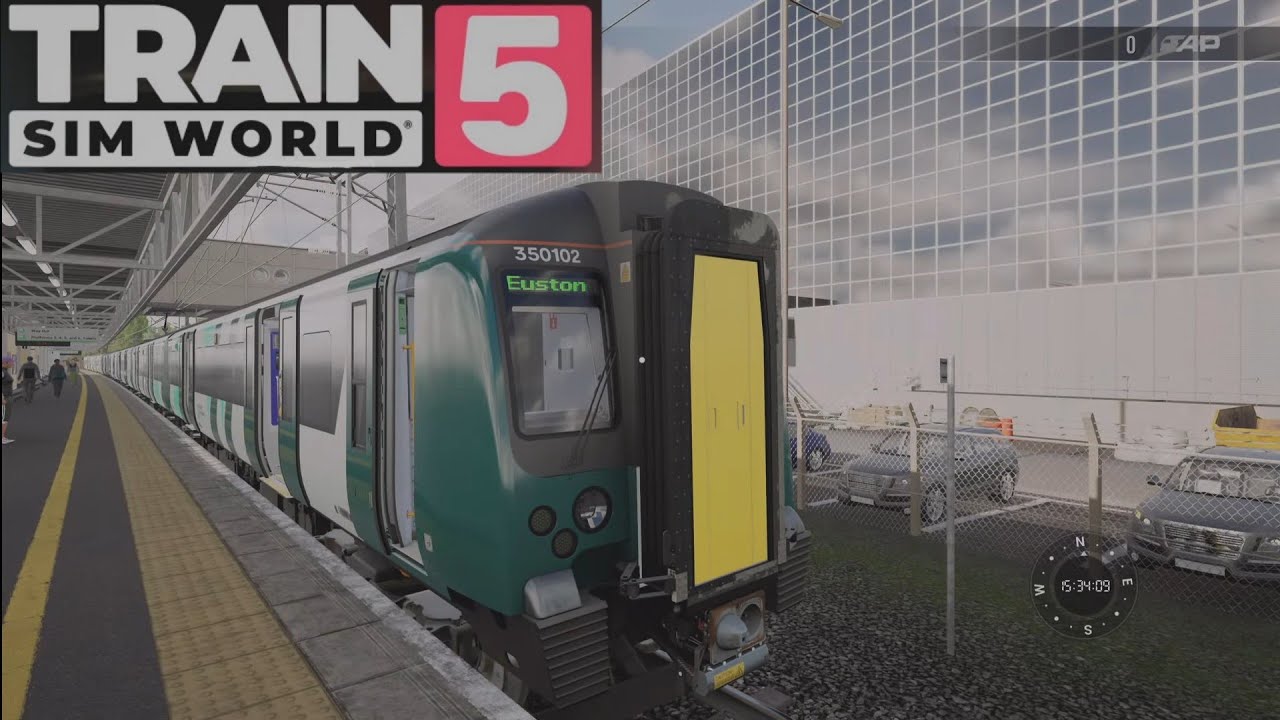 Train Sim World 5 WCML South Milton Keynes to Euston Class 350 gameplay