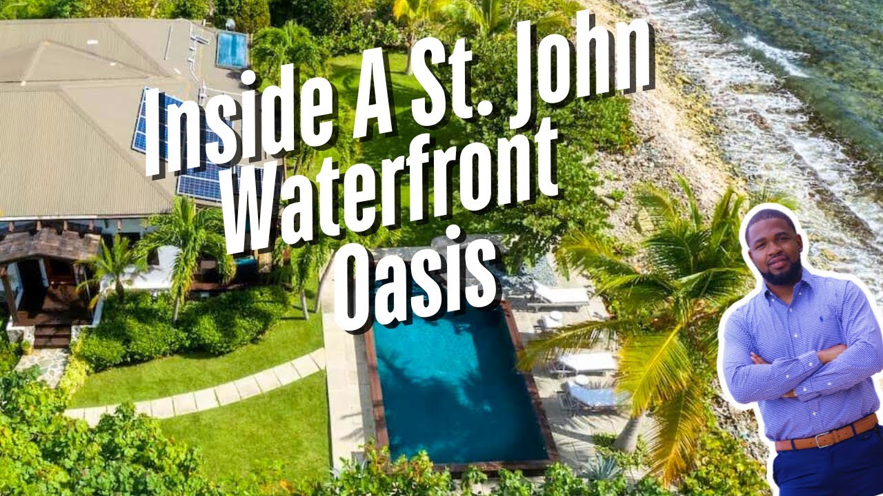 Come With Me to a Luxury Waterfront Open House | Forts Cove, St. John Real Estate