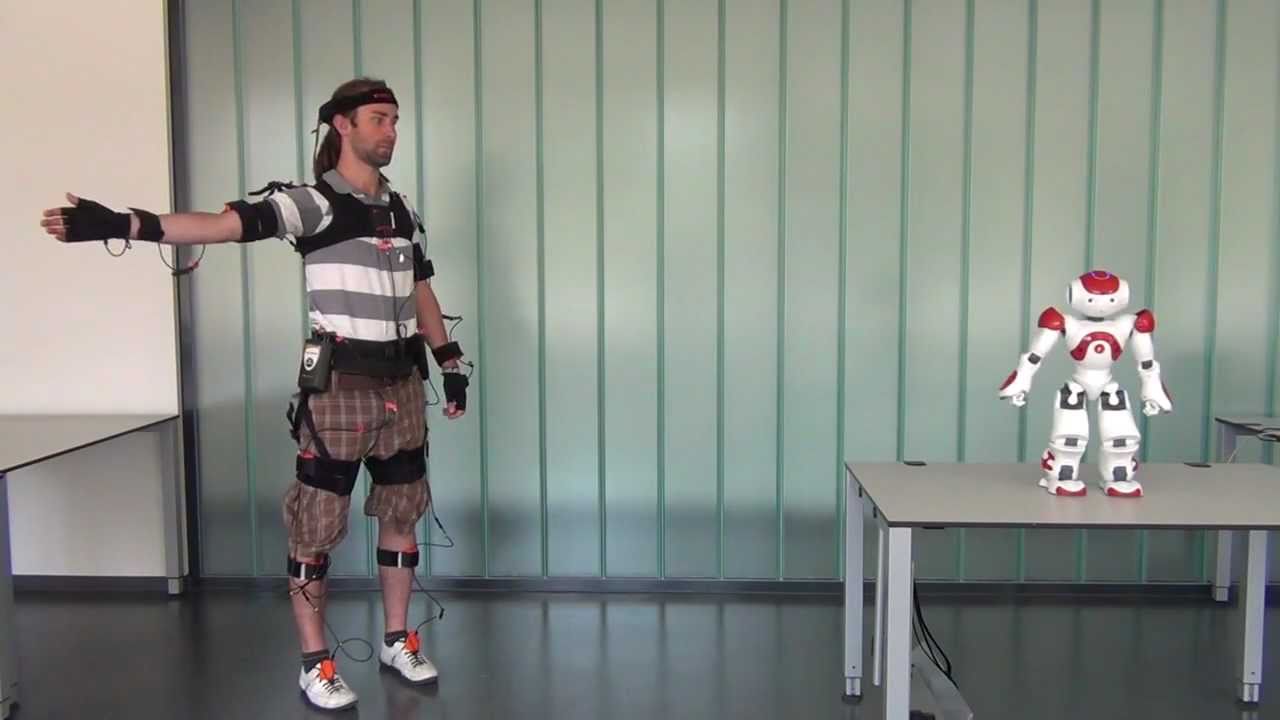Whole-body Imitation of  Human Motions with a Nao Humanoid: Real-time teleoperation