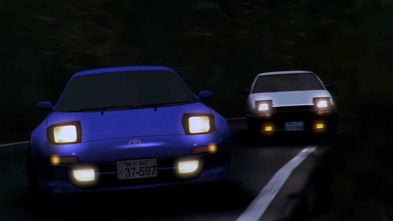AE86 vs. SW20 - [Eurobeat Removed] - (Initial D Third Stage)