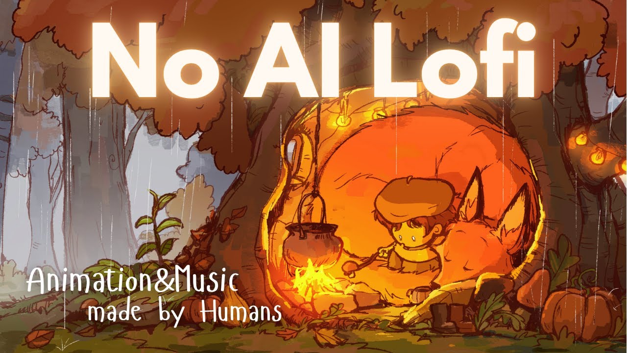 Rainy Autumn Evening in the Forest making Soup 🍜 🍂 Cozy Lofi Music and Animation Made by Humans