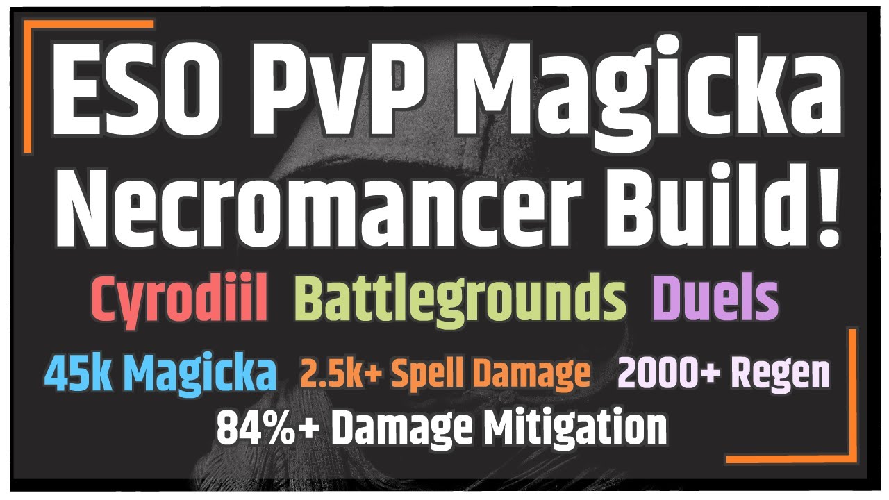 ESO magicka necromancer pvp build | Harrowstorm
