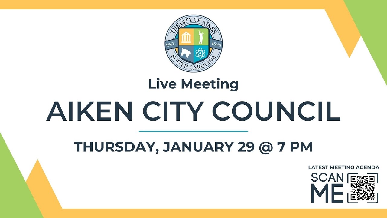Aiken City Council Meeting January 29, 2026