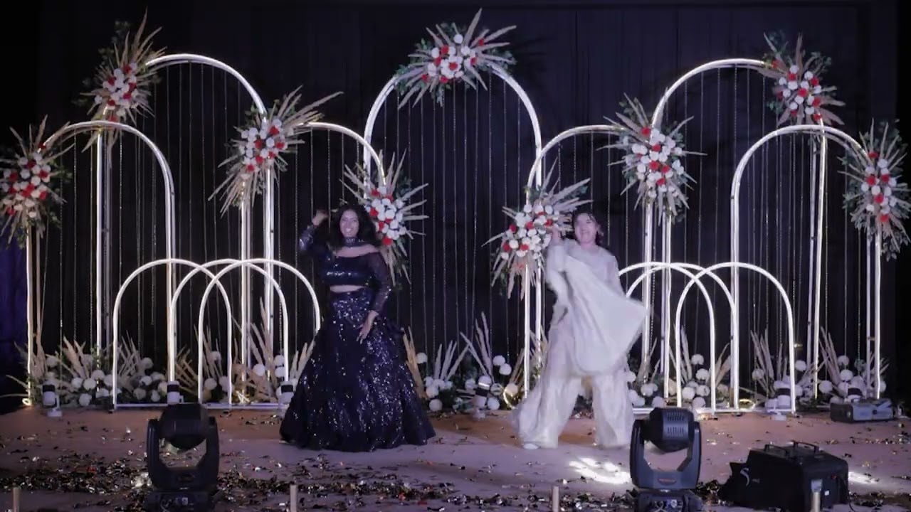 Bride Groom Sister duo