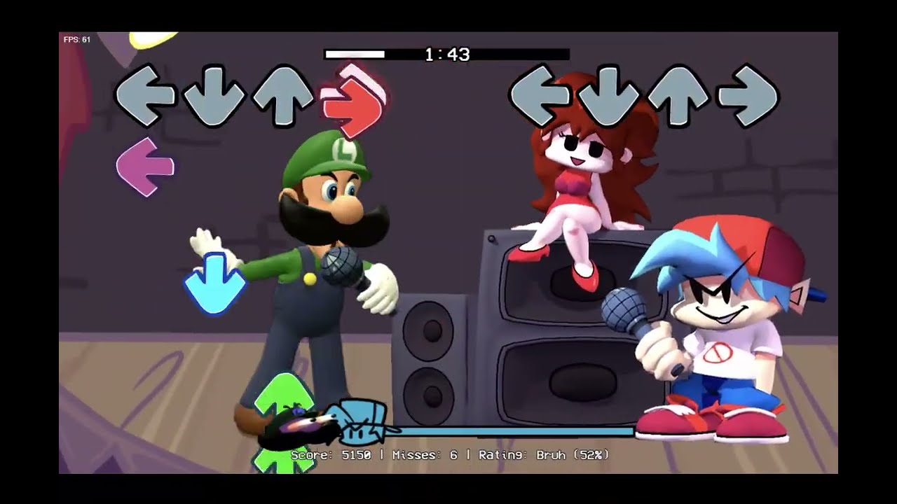 FNF: Heaven Funk but Weegeepie and BF sing It | Game Walkthrough Review
