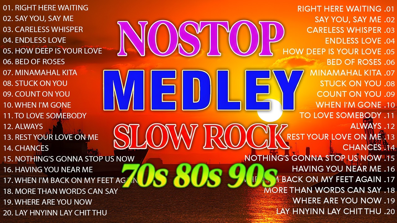 Slow Rock Love Songs Collection 70s 80s 90s 🔊 Nonstop Slow Rock Pinoy Medley 🎷 Best Luamang Tugtugin