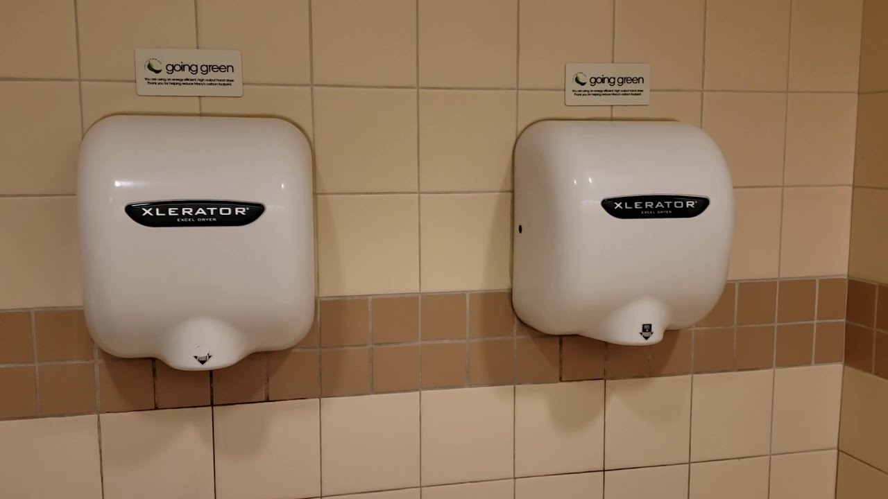 Xlerator Excel Dryer Hand Dryer At Macy's Backstage in Fair Oaks Mall in Fairfax VA