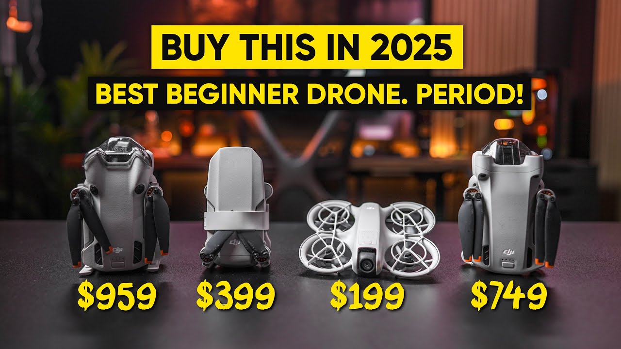 Best Beginner Drone 2025 | DJI Neo vs Mini 4 Pro vs Mini 3 vs Mini 4K