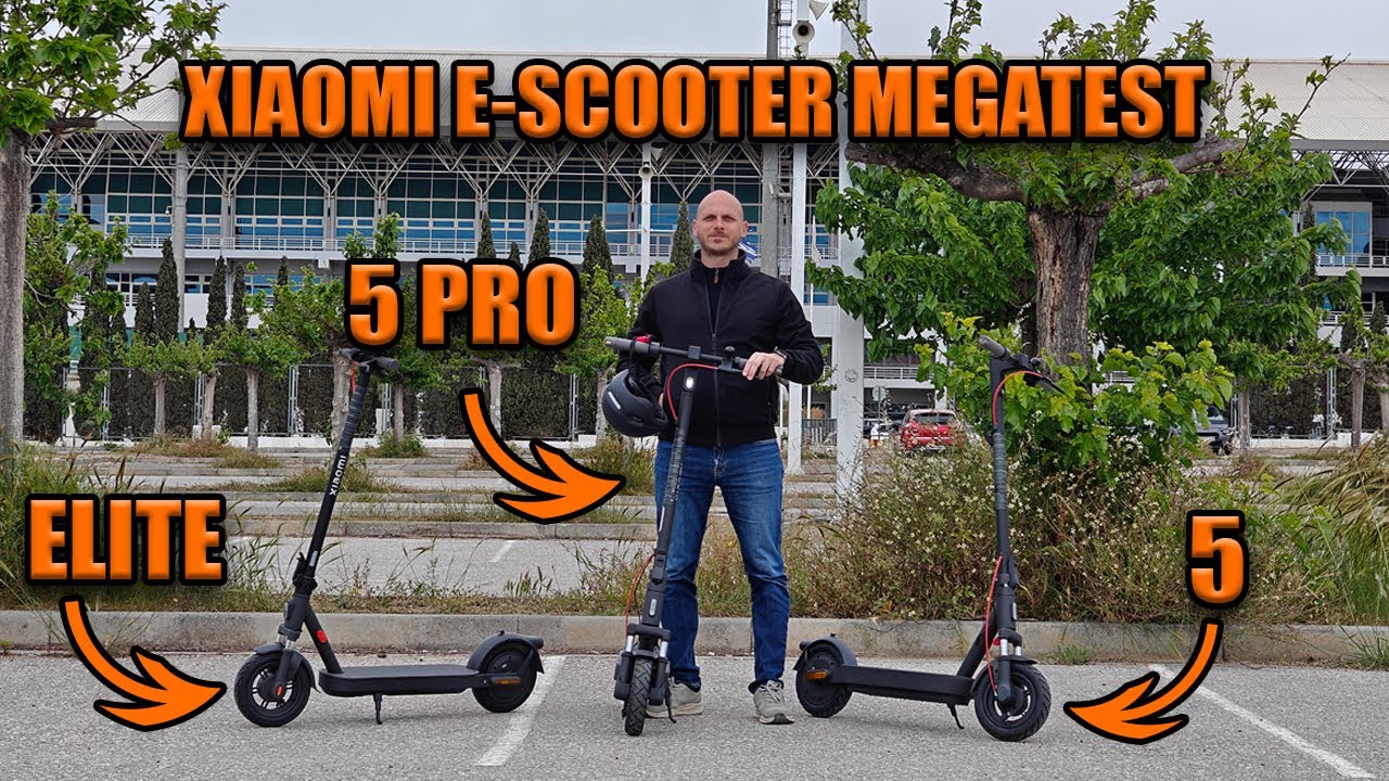 Xiaomi MEGATEST! Electric Scooter 5 Pro vs 5 vs Elite! | GetElectric.gr