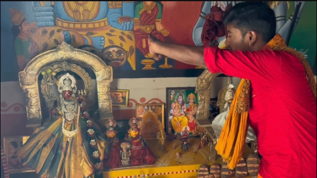 వెడుకొని తలుచుకుంటున్న శివ స్వామి యాదవ్ దేవుని శిగం Mallanna Shigam Shiva swamy🙏🏻