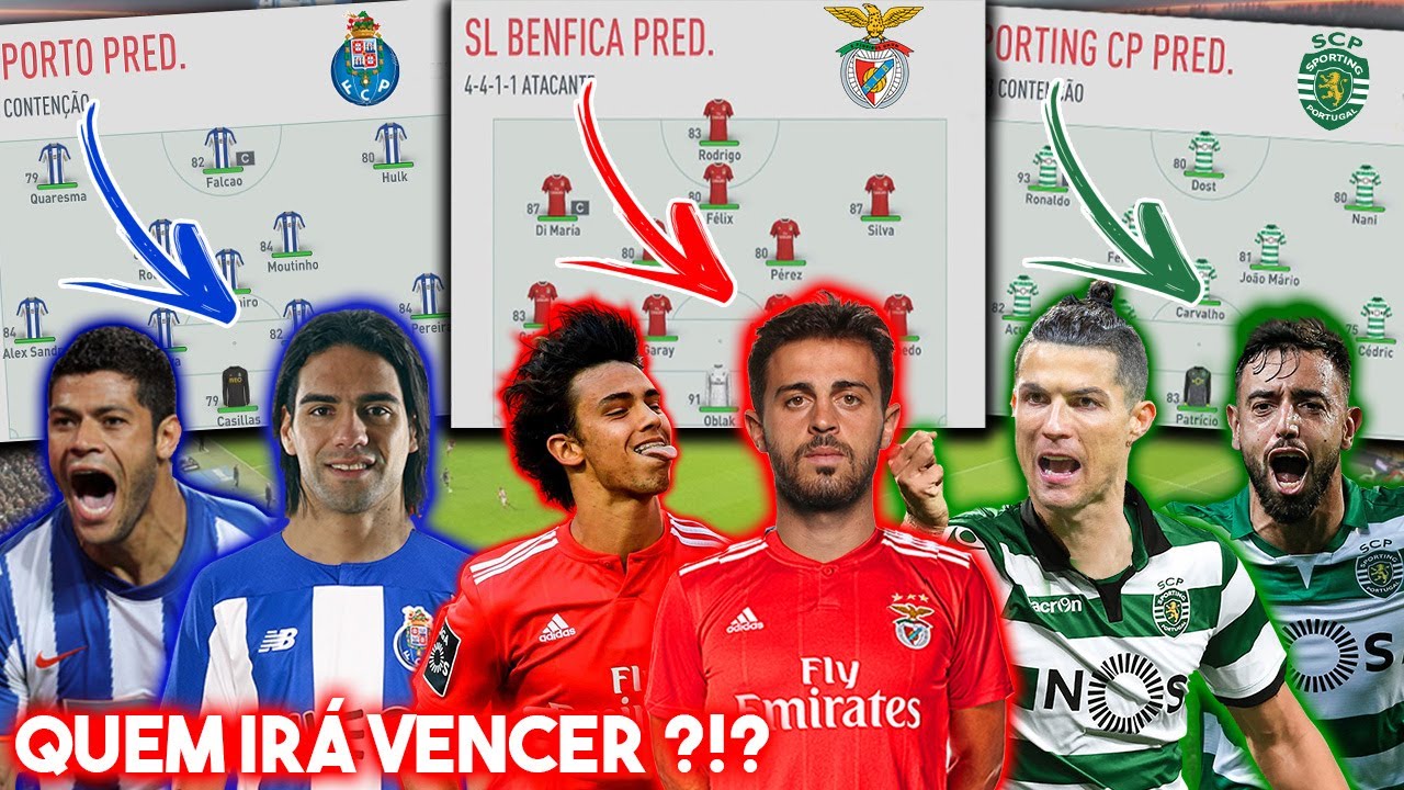 E SE OS CRAQUES VOLTASSEM AO BENFICA , PORTO E SPORTING  !! QUEM VENCERIA?!?! FIFA 20