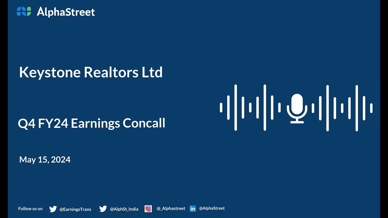 Keystone Realtors Ltd Q4 FY2023-24 Earnings Conference Call