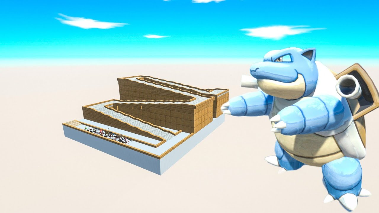 Escape From Blastoise - Last Survivor - Animal Revolt Battle Simulator
