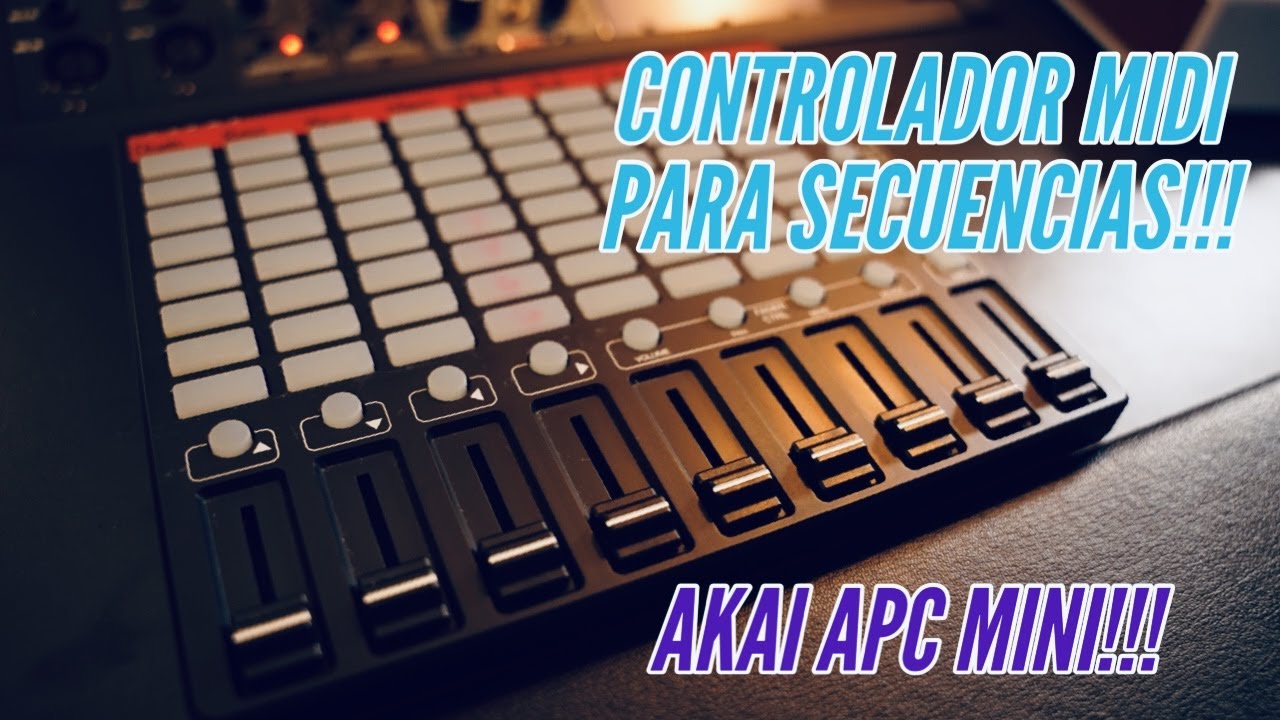 COMO USO EL APC MINI DE AKAI PARA LANZAR SECUENCIAS. CONTOLADOR MIDI PARA SECUENCIAS!!!