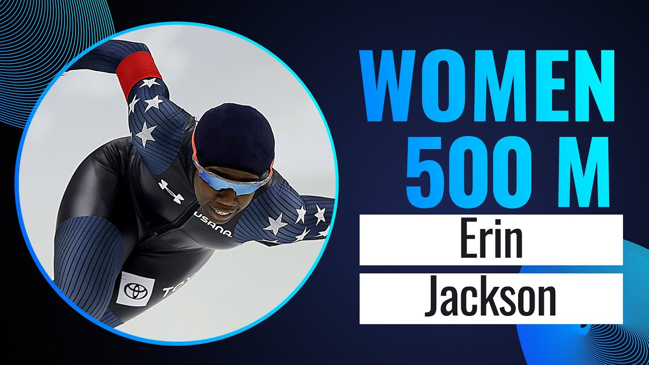 Erin JACKSON (USA) | Winner | 500m Women | Salt Lake City 2024 | #SpeedSkating