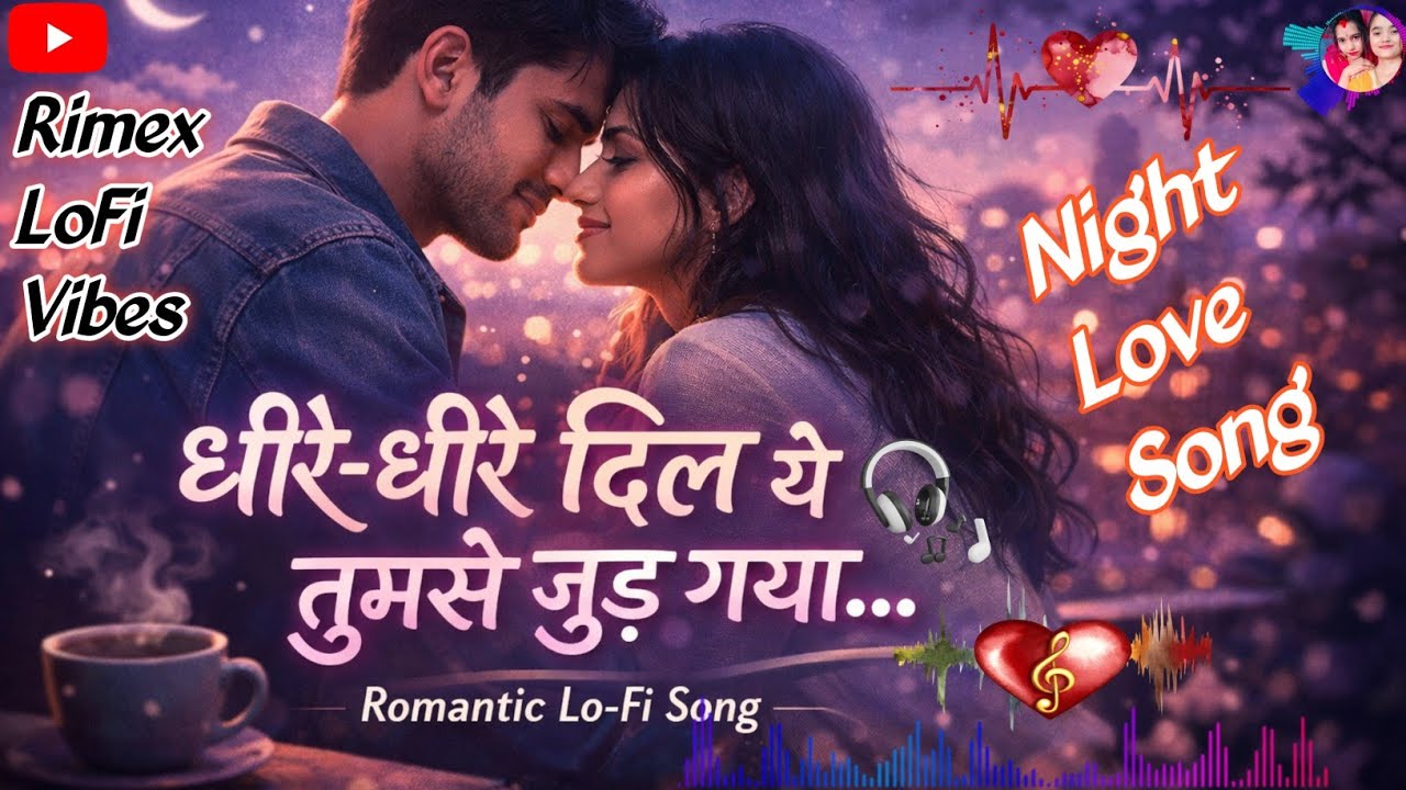 धीरे-धीरे दिल ये तुमसे जुड़ गया ❤️ | Romantic Love LoFi Song | Hindi Chill Vibes | Night Love Song