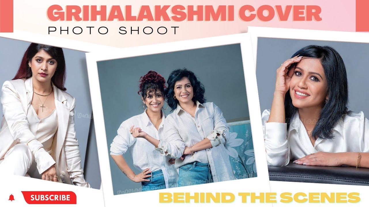 Grihalakshmi Cover photo shoot | Behind  the scenes | Ranjini Haridaas vlogs