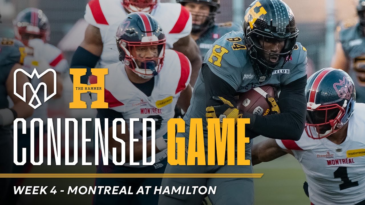 CONDENSED GAME | Hamilton Tiger-Cats vs Montreal Alouettes | Week 4 (27/06/25)