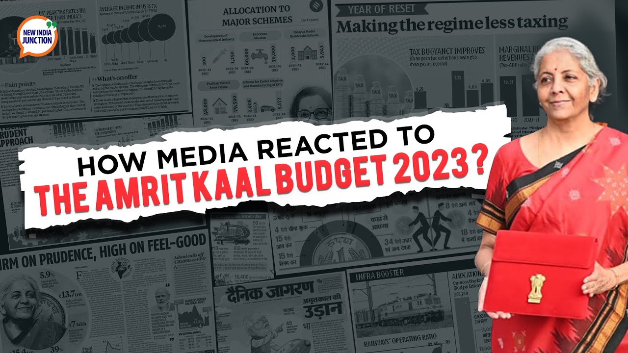 A Glance at Media Reactions to Amrit Kaal Budget 2023 of India