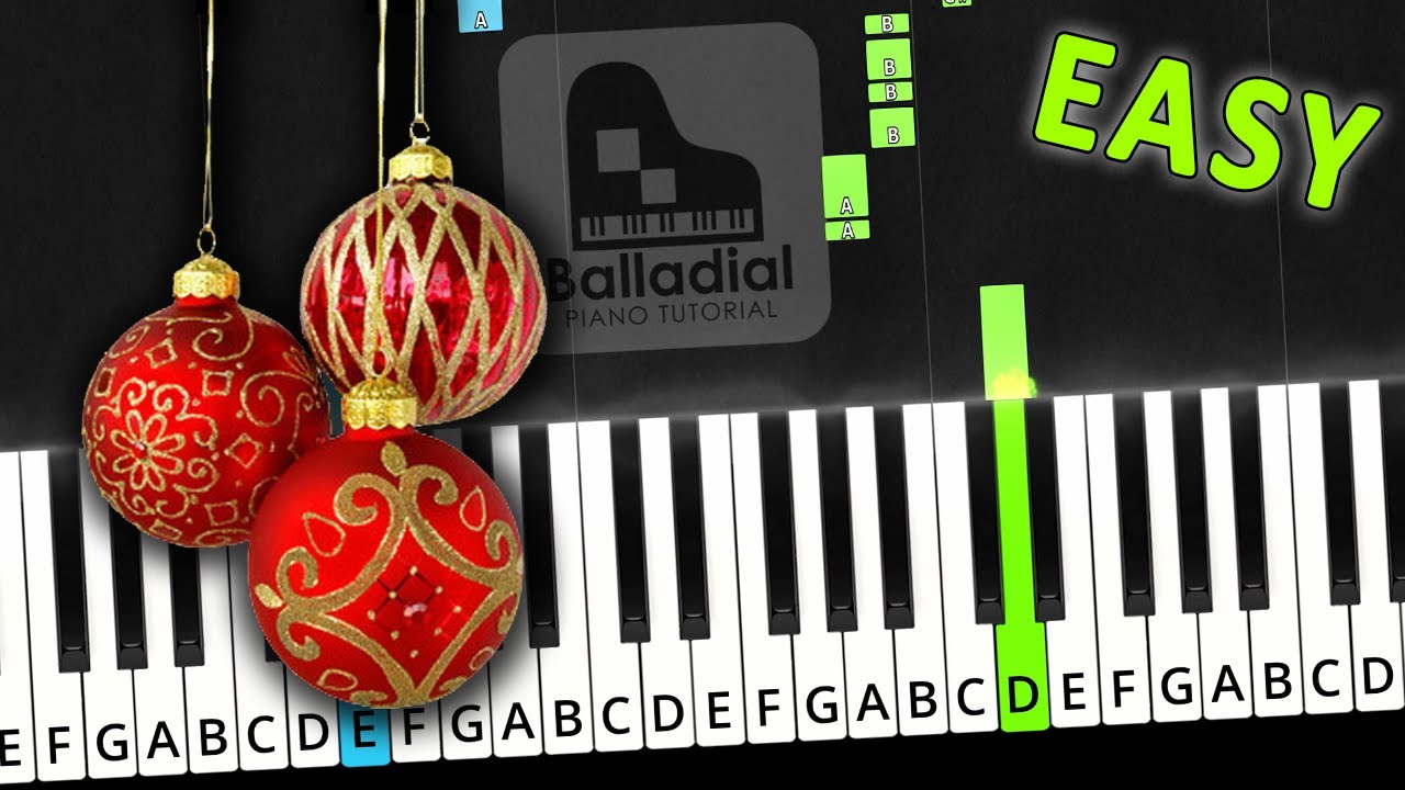 Jingle Bell Rock - Bobby Helms | EASY Piano Tutorial