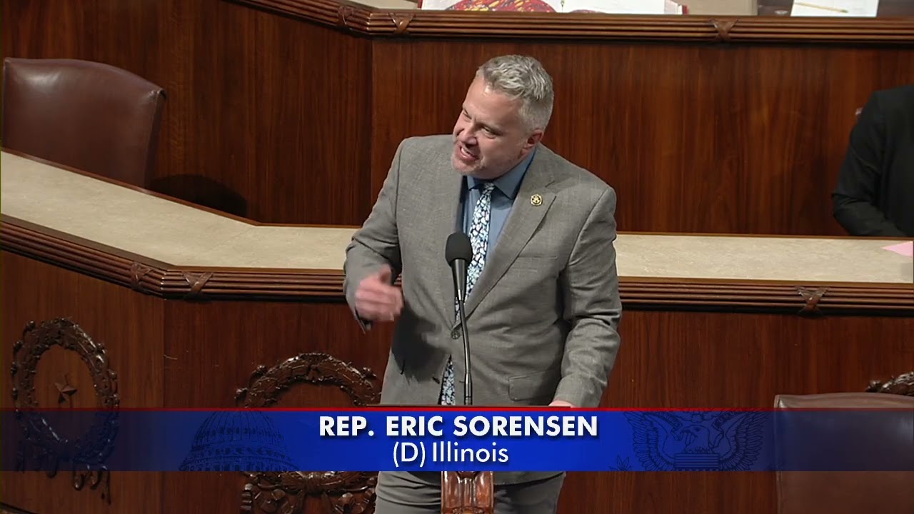 Congressman Eric Sorensen Delivers Floor Speech Calling Out GOP's Big Billionaire Bailout