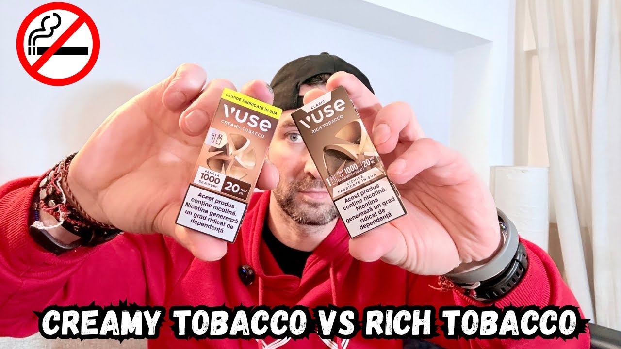 DACA E AROMA NOUĂ NU ÎNSEAMNĂ CA E MAI BUNĂ! Vuse Creamy Tobacco vs Vuse Rich Tobacco