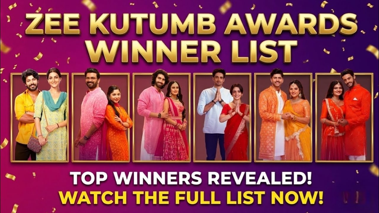 Zee Kutumb Awards Winner List | Zee Kutumb Awards Winners List | Zee Kutumb Awards 2026 Winner List