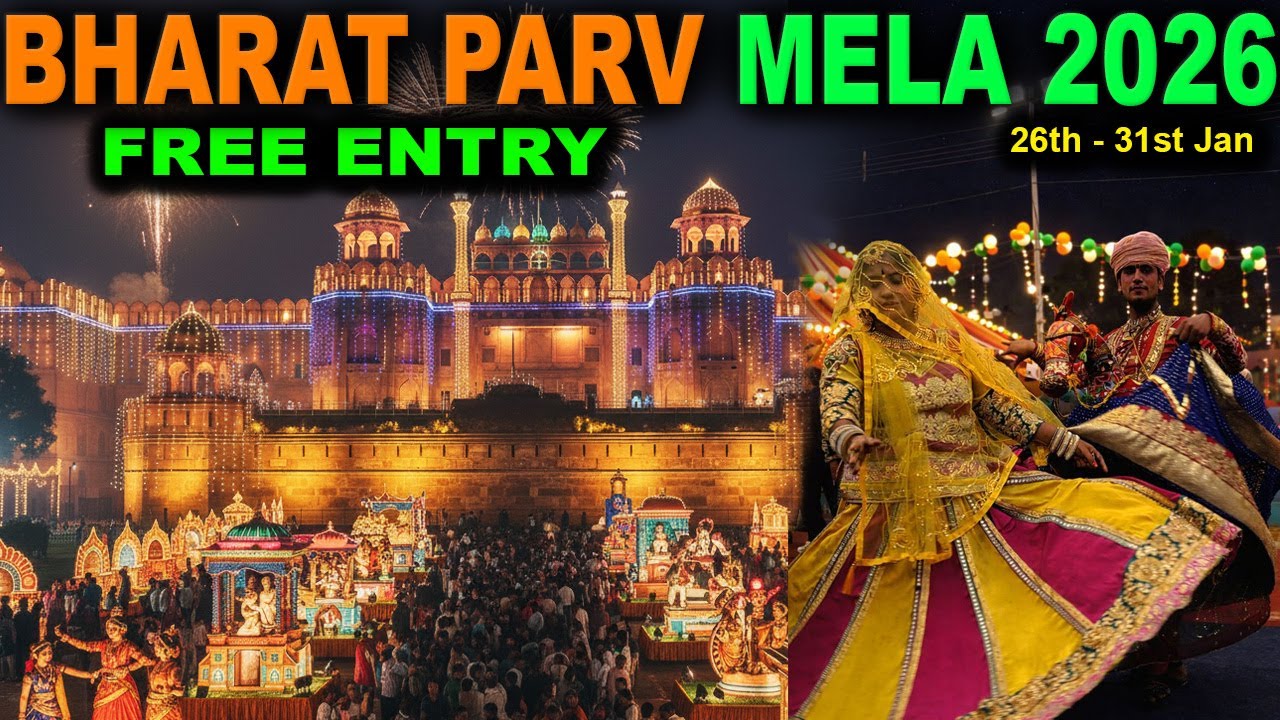 BHARAT PARV 2026 1st day mein kya kya hua... FREE ENTRY