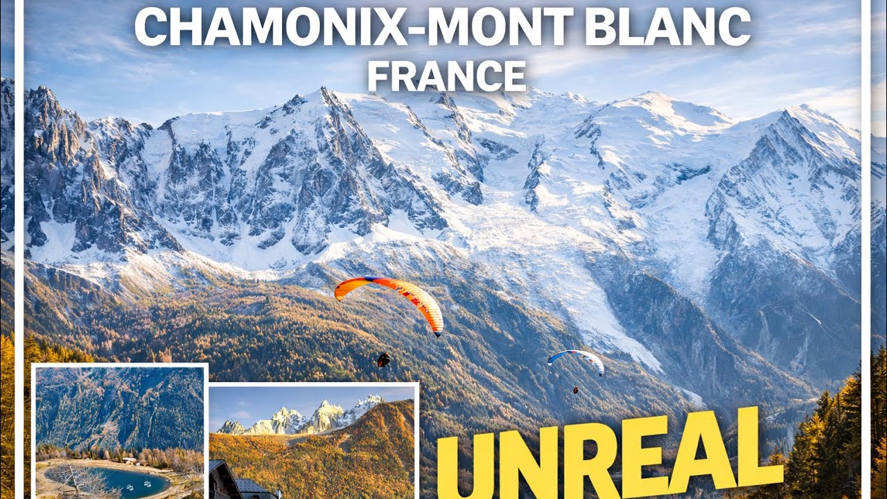 Driving through Chamonix - Mont Blanc Like You’ve Never Seen Before! 
