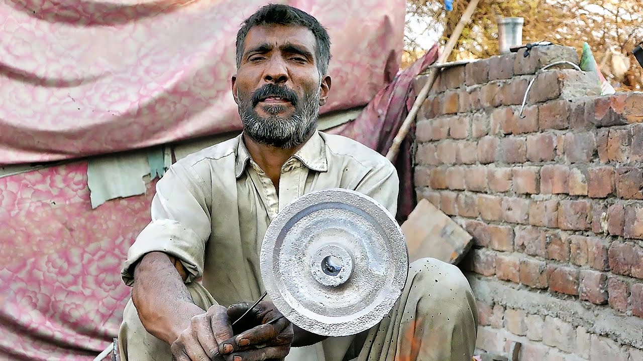 Amazing Aluminum Casting of a Washing Machine Pulley Using Sand Mold